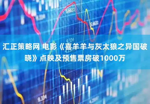 汇正策略网 电影《喜羊羊与灰太狼之异国破晓》点映及预售票房破1000万